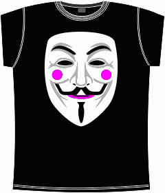 guy fawkes black